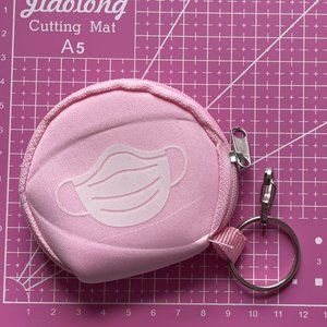 Pink Mask Pouch/Holder
